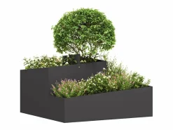 Maceta para Jardín | Jardinera | Macetero 80 x 80 x 50 cm Acero laminado en frío