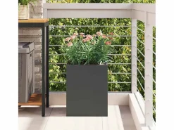 Maceta para Jardín | Jardinera | Macetero 32 x 32 x 40 cm Acero laminado en frío
