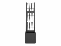Best Maceta para Jardín | Jardinera | Macetero Antracita 36 x 36 x 140 cm Polipropileno Gris