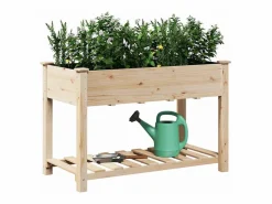 Sale Maceta para Jardín | Jardinera | Macetero con estante 115 x 59 x 76.5 cm Jardinera