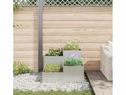 Maceta para Jardín | Jardinera | Macetero 100 x 100 x 60 cm Acero galvanizado