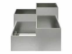 Maceta para Jardín | Jardinera | Macetero 100 x 100 x 60 cm Acero galvanizado