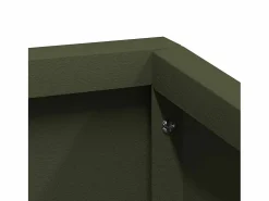 Maceta para Jardín | Jardinera | Macetero oliva 60 x 60 x 50 cm Acero