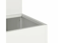 New Maceta para Jardín | Jardinera | Macetero 100 x 60 x 45 cm Acero Blanco