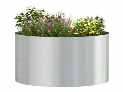Sale Maceta para Jardín | Jardinera | Macetero 40 x 40 x 20 cm Acero galvanizado Plateado