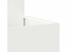 New Maceta para Jardín | Jardinera | Macetero 80 x 80 x 48 cm Acero Blanco