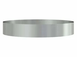 New Maceta para Jardín | Jardinera | Macetero 120 x 120 x 20 cm Acero galvanizado Plateado