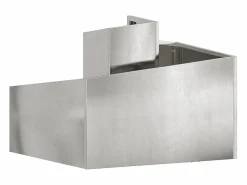 Clearance Maceta para Jardín | Jardinera | Macetero 60 x 60 x 50 cm Acero inoxidable Plateado