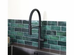 Hot Essebagno Magneto Mezclador monomando de fregadero con teleducha Negro