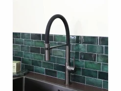 Online Essebagno Magneto Mezclador monomando de fregadero con teleducha metalizado Gris