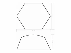 Maison Exclusive Carpa para piscina de tela 660x580x250 cm