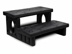 Sale Maison Exclusive Escalones para bañera de hidromasaje Negro