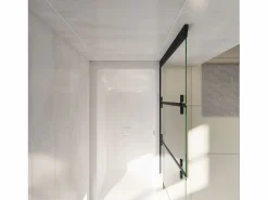 New Mampara de Bañera Abatible 3 Hojas Cristal Antical 6mm 3 veces plegable Tamaño (1280-1300)x1400mm- Mampara De Bañera