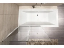 Sale Mampara De Baño Agat 100 Chrome Mampara De Bañera