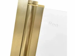 Rea Mampara De Baño Agat 120 Brush Gold