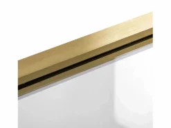 Best Mampara De Baño Agat 80 Brush Gold Mampara De Bañera
