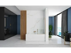 Rea Mampara De Baño Elegant 70 Gold