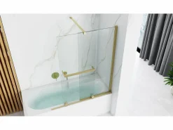 Rea Mampara De Baño Fabian 100 Brush Gold