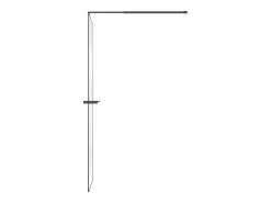 Shower & Design Mampara de ducha - Toallero y estante - 120x200 cm - - BONPERO