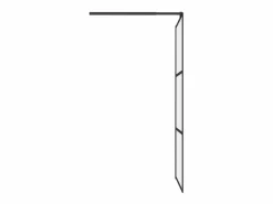 Mampara de ducha accesible vidrio ESG esmerilado 80x195cm ES66416