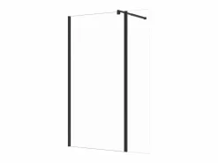 Discount Mampara de ducha con panel pivotante - mate - Vidrio 6 mm - 100x200 cm - DAREN Mampara De Ducha