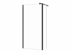 Discount Mampara de ducha con panel pivotante - mate - Vidrio 6 mm - 100x200 cm - DAREN Mampara De Ducha