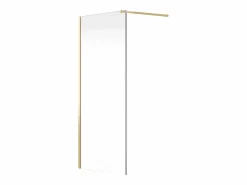 Hot Shower & Design Mampara de ducha estilo italiano contemporáneo - 120x200 cm - DAREN Dorado