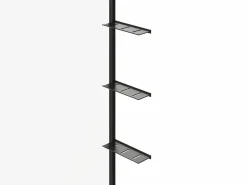 Mampara de ducha estilo italiano con estantes - mate - Cristal 6 mm - 120x200 cm - DAREN Mampara De Ducha