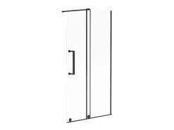 Discount Mampara de ducha italiana mate estilo industrial, 120 x 200 cm, cristal templado YOREM Mampara De Ducha