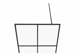 Mampara ducha accesible vidrio ESG transparente 90x195 cm ES66329