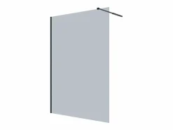 New Mampara ducha estilo italiano MALIKA 140x200 Cristal ahumado gris Mampara De Ducha