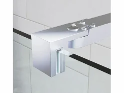 Discount Mampara Ducha Fija 110x200 cm Cristal Templado 8mm Antical – Eclíptica Home – Cromo Brillo Plateado