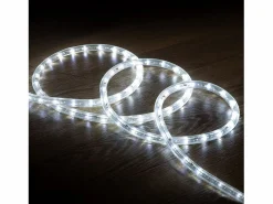 Ledkia Manguera LED Redonda 220V AC 36 LED/m Frío IP65 a Medida Corte cada 100 cm 4 m