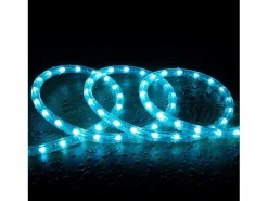 Ledkia Manguera LED Redonda 220V AC 36 LED/m RGB IP65 Corte 100 cm a Medida RGB 5 m