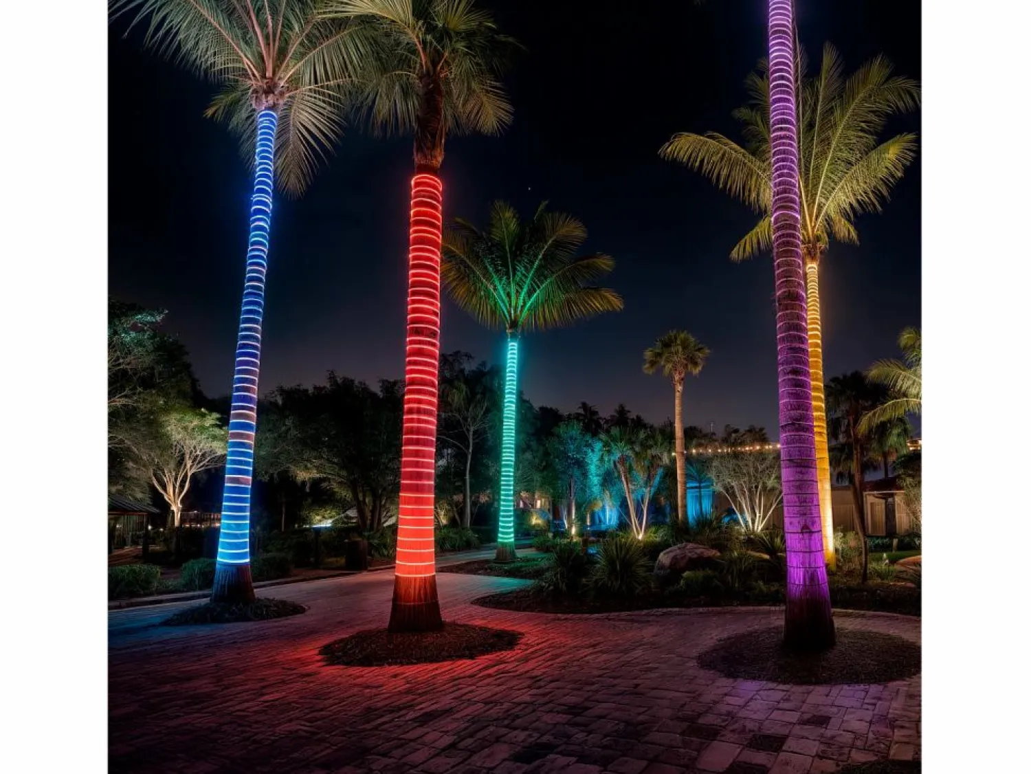 New Manguera LED Redonda 220V AC 36 LED/m RGB IP65 Corte 100 cm a Medida RGB 3 m Guirnalda Luminosa