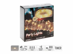 Manguera Slim LED Redonda 220V AC 14 LED/m Blanco Cálido IP44 7.5m 2700K Blanco Cálido Guirnalda Luminosa