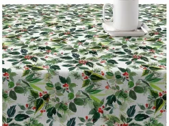Ripshop Mantel resinado antimanchas Merry Christmas 26 100x140 cm Multicolor