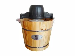 Outlet Vente-unique Maquina de hacer helado GIVRETO de madera - 3.5 L Color natural claro