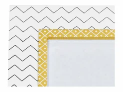 Online Sauthon Marco de fotos Chevron en MDF Blanco