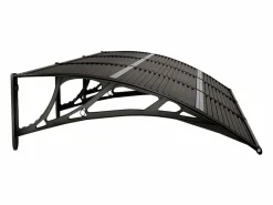 Clearance Marquesina de puerta policarbonato 300x80 cm ES67753 Marquesina