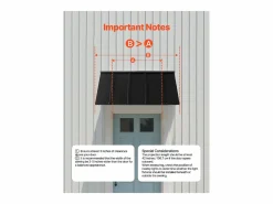Marquesina para Puerta de Entrada SucceBuy, 143 x 61 cm, Marquesina Exterior de Metal, Estructura de Acero, Protección contra la Lluvia, para Puertas de Entrada
