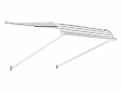 Discount Marquesina SucceBuy para Puerta de Entrada, 101,6 x 106,6 cm, Marquesina Exterior de Aluminio, para Puertas de Entrada, Ventanas de Porche y Balcones Marquesina