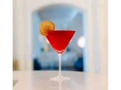 Sale Martini - Juego de 4 copas de 23 cl para cóctel y vino aromático, diseño elegante - Zafferano, fabricado en Italia Transparente