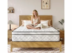 Discount DripeX Matelas 140x200cm - Grosor 26cm - con resortes ensacados - Multicapas Extra Confort 7 Zonas - Hipoaergénico