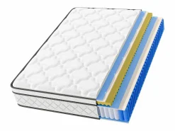 Online DripeX Matelas 120x200cm - Grosor 26cm - con resortes ensacados - Multicapas Extra Confort 7 Zonas - Hipoaergénico