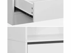 Clearance Sweeek Módulo armario con 5 cajones y 2 estantes Blanco