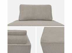 Sweeek Módulo para sofá modular de pana, 1 plaza