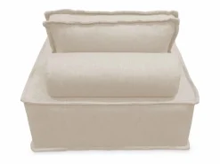 Sweeek Módulo para sofá modular en tela lisa, 1 plaza