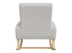 Mecedora con respaldo - bolsillos laterales - forro polar suave - Sillón Balancín