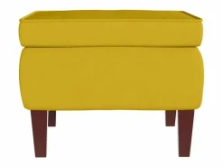Outlet Mecedora con respaldo alto de terciopelo madera maciza Sillón Balancín